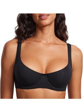 Black Seamless Underwire T-Shirt Bra - Women's Intimates